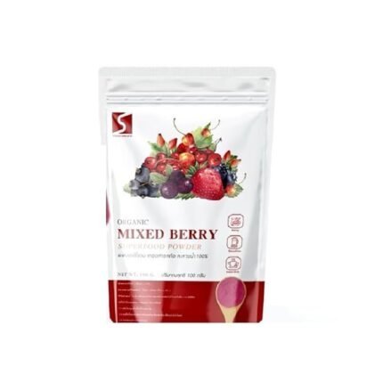 (Pack of 2) SUKKHAPHAPD Mixed Berry Powder 100 g.