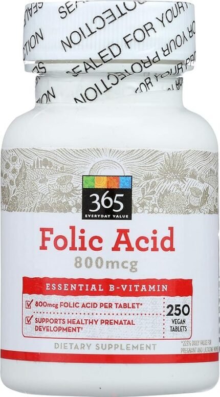 365 Everyday Value, Folic Acid 800mcg