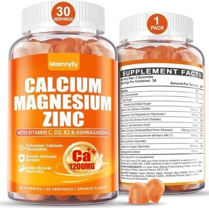 Calcium 1200 mg with Vitamin D3 Gummies